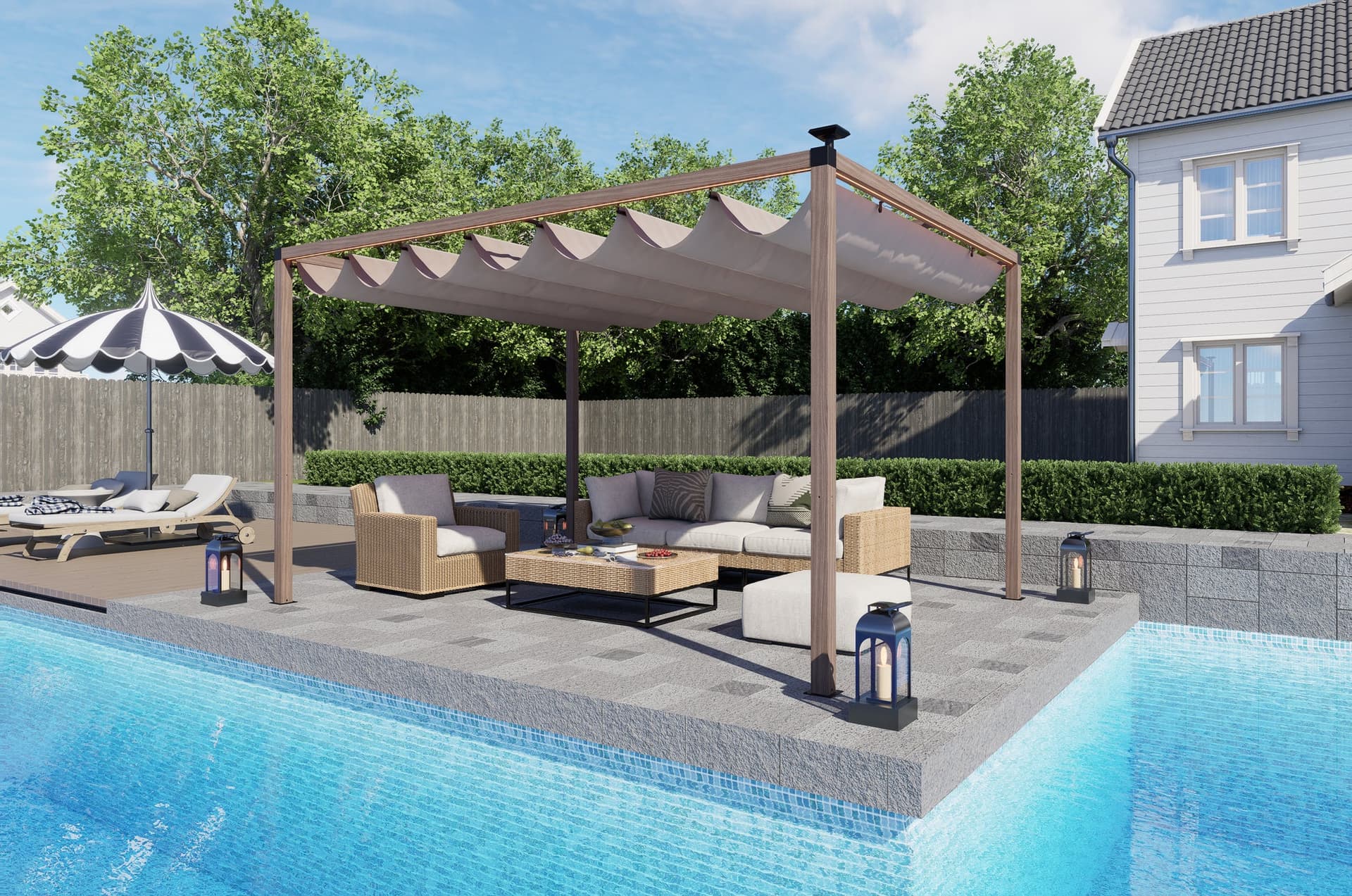 Aluminium Pergola nach Mass in der Schweiz – Stilvolle Lösungen für Ihren perfekten Aussenbereich
