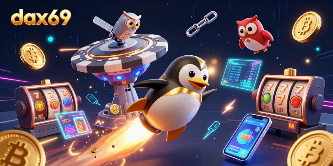 Dax69 memimpin penjelajahan perakitan slot dengan penguin emas dalam balapan menarik ke arah jackpot.