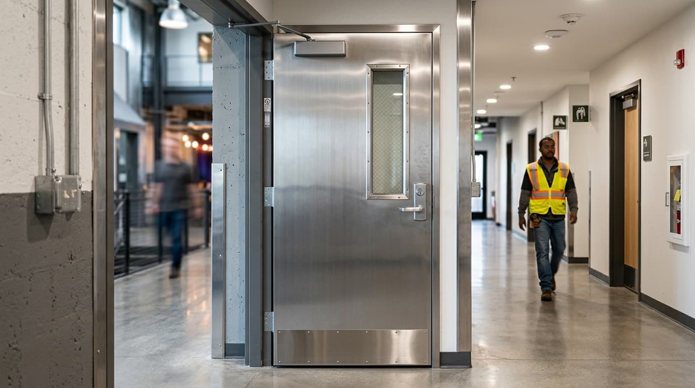 Heavy-Duty Single Leaf Door Products for Industrial Applications