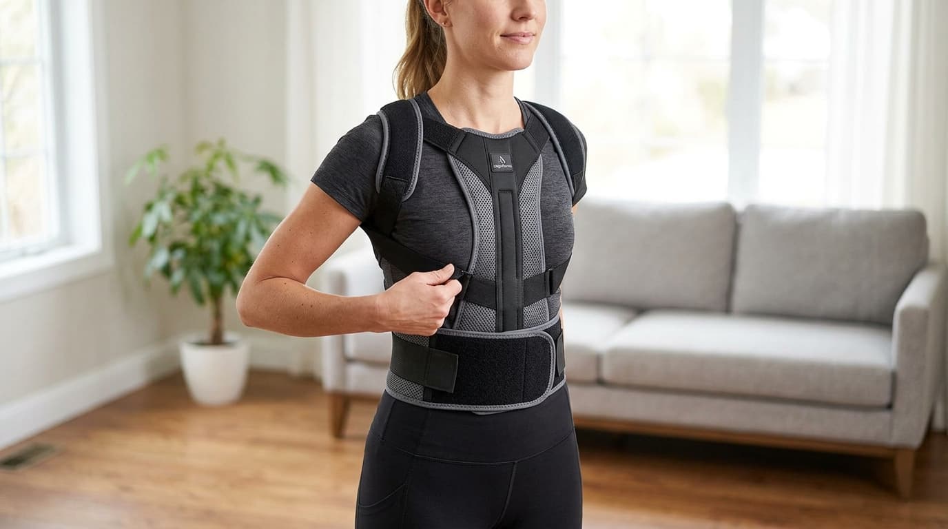 Posture Correction Garment That Encourages Healthy Posture