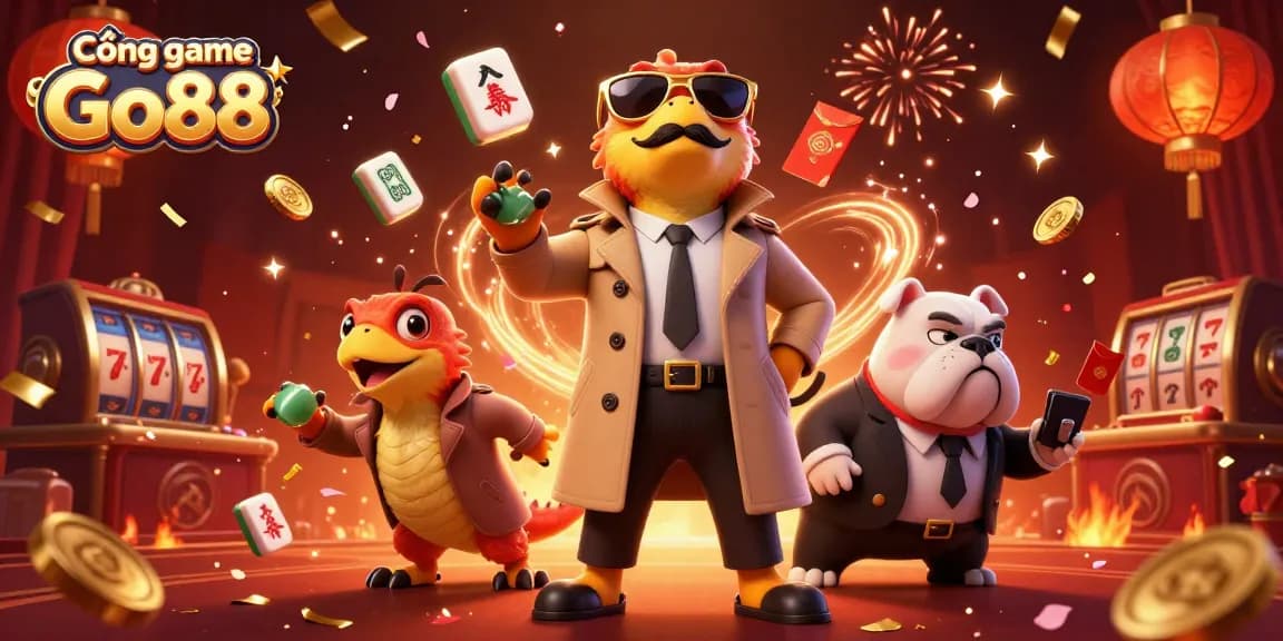 Experience the excitement of Cổng game Go88 with raptors in disguise entering a VIP lounge.