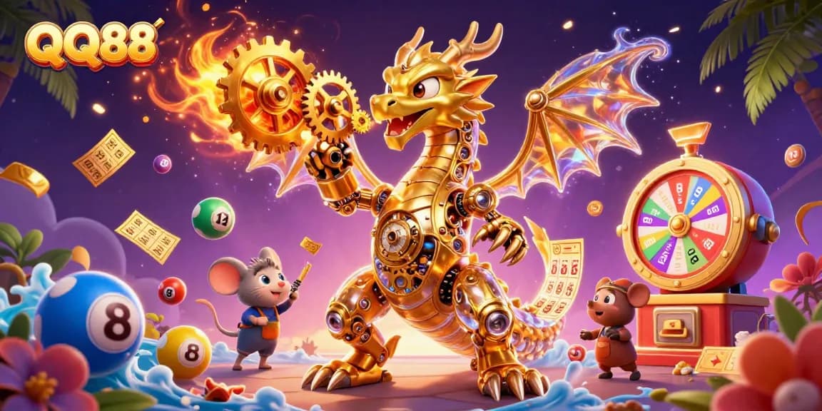 Experience thrilling odds and winning strategies with QQ88 through enchanting 3D illustration.