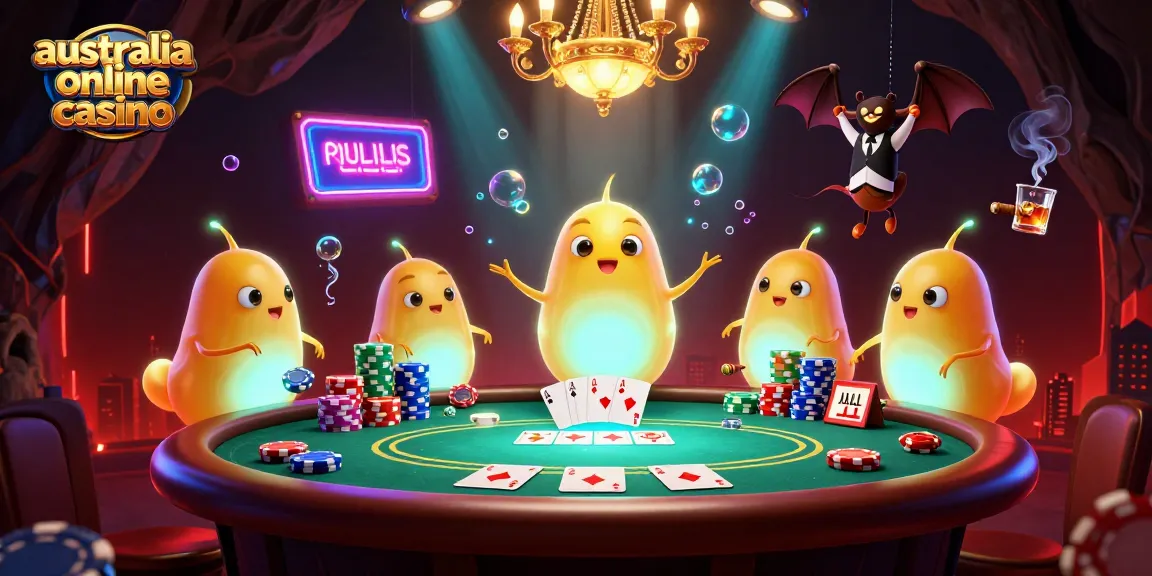 Experience dynamic gameplay excitement at a vibrant australia online casino with poker action and glowing visuals.