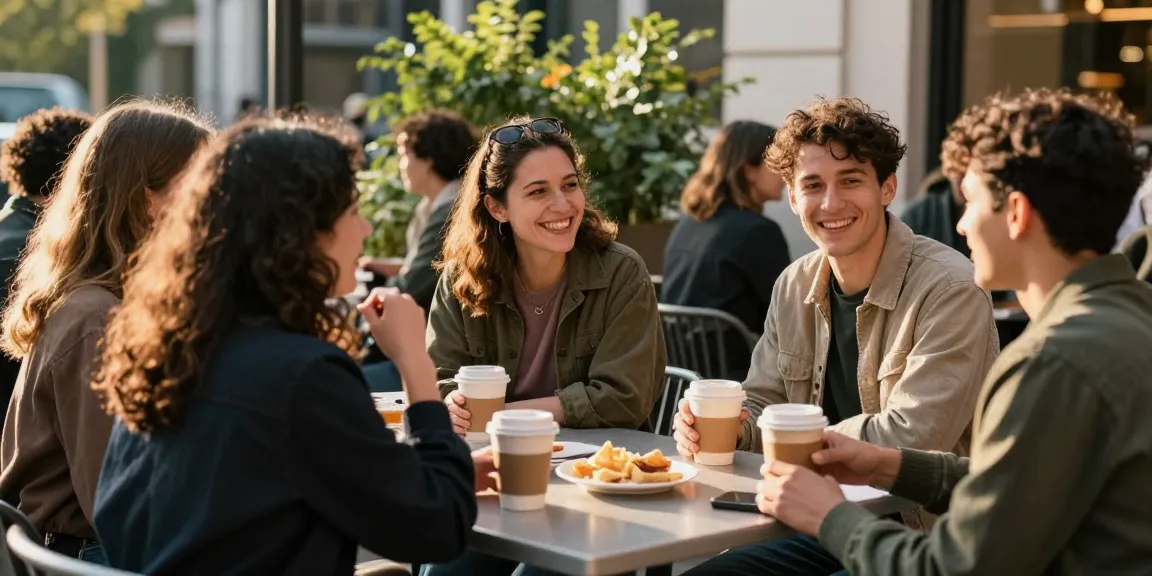 Engaging moment of singles enjoying meaningful dating connections over coffee.