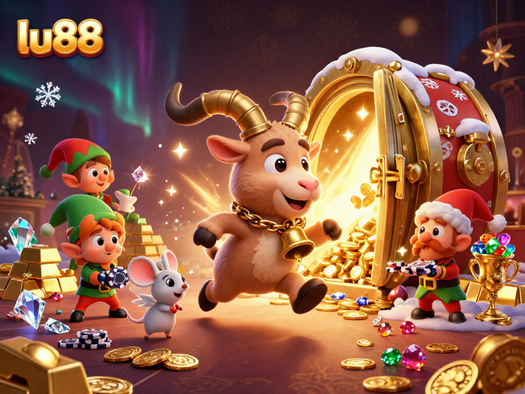 Play exciting casino games at lu88 with lively characters and treasure-filled scenes.