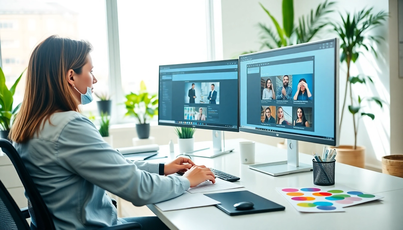 Enhance your online store with Shopify theme customization featuring a designer in action.