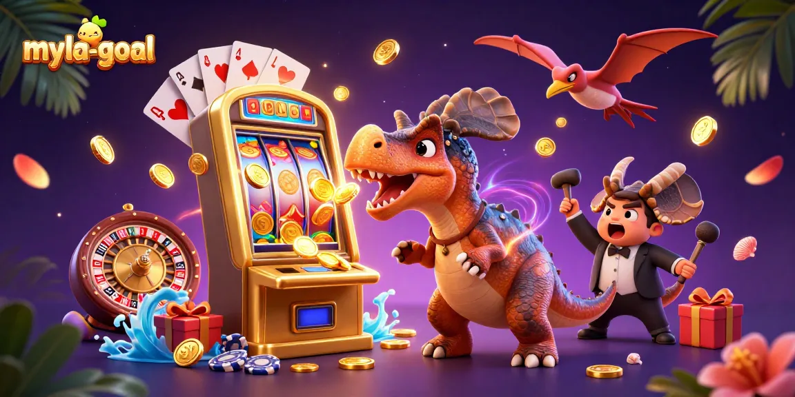 Experience the excitement of myla-goal with unique characters and dynamic casino elements.