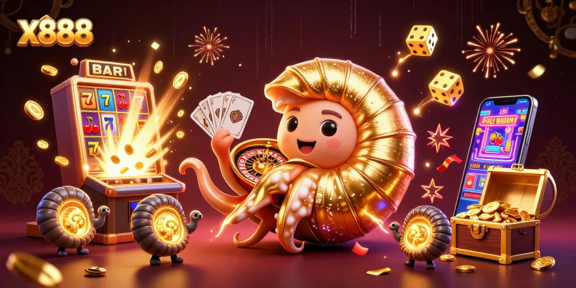 Experience the gaming excitement with x888 as the ancient nautilus roulette wheel spins amidst jackpot thrills.