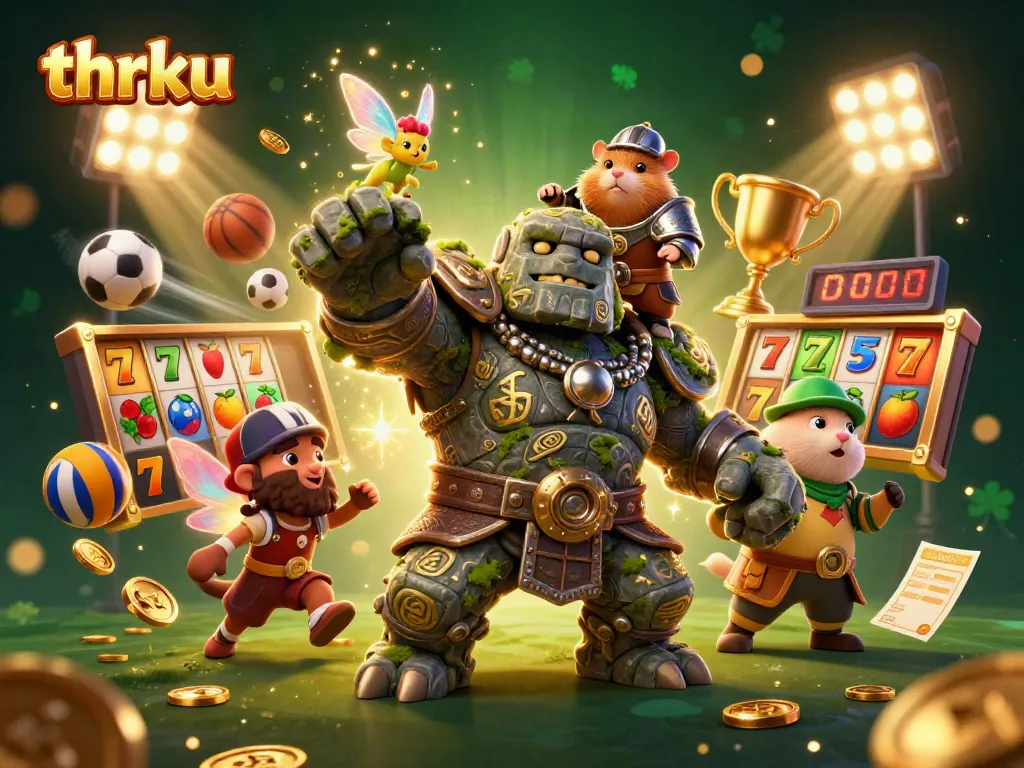 Experience magical moments with thrku's vibrant casino guardians bringing slot games to life.