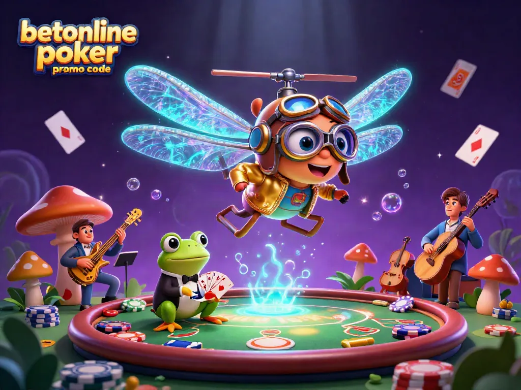 Experience the excitement of poker with the betonline poker promo code in a vibrant casino scene.