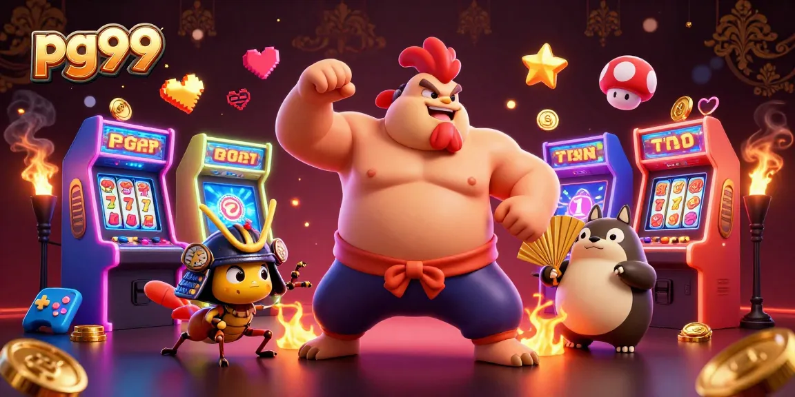 Experience thrilling gameplay at pg99 with vibrant slot machines and lively characters in action.