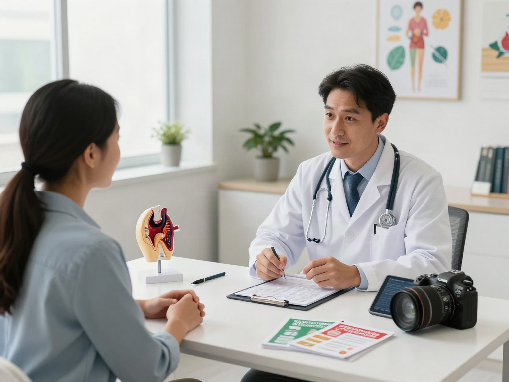 Engaging consultation on thyroid disorders treatment UAE in a modern medical office