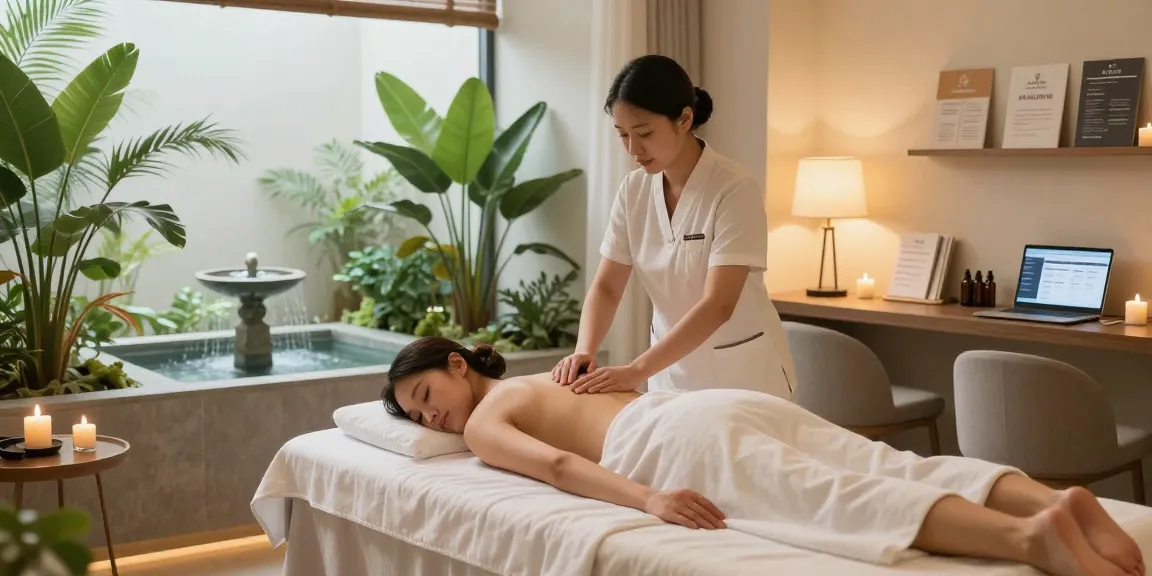 Relaxing wellness spa featuring 오피사이트 services with soothing ambiance and professional massage therapy.