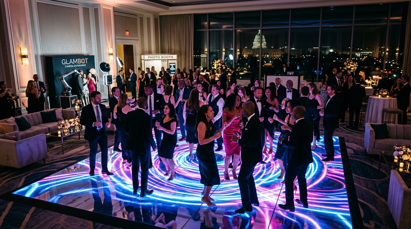 Dance floor rental for Stress-Free Celebrations | Electric Events DC