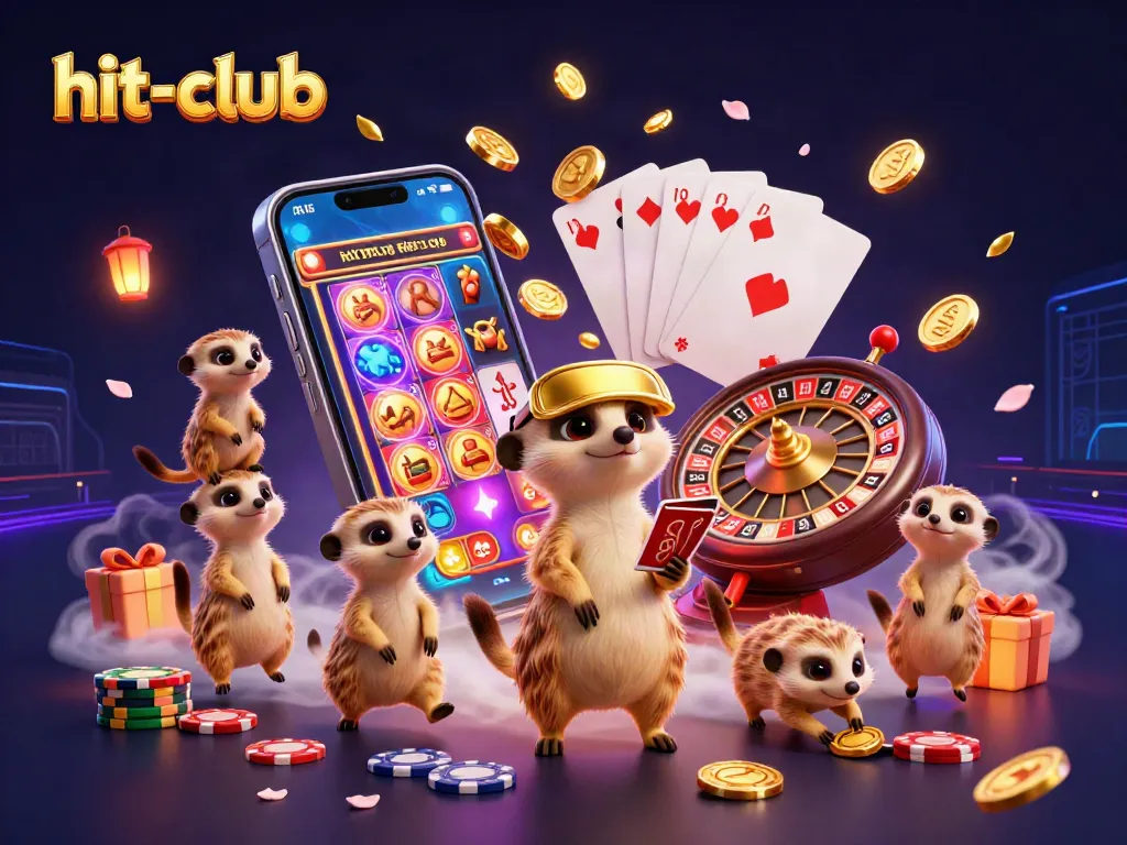 Catch thrilling action at hit-club with meerkats running a vibrant casino operation and exciting games.