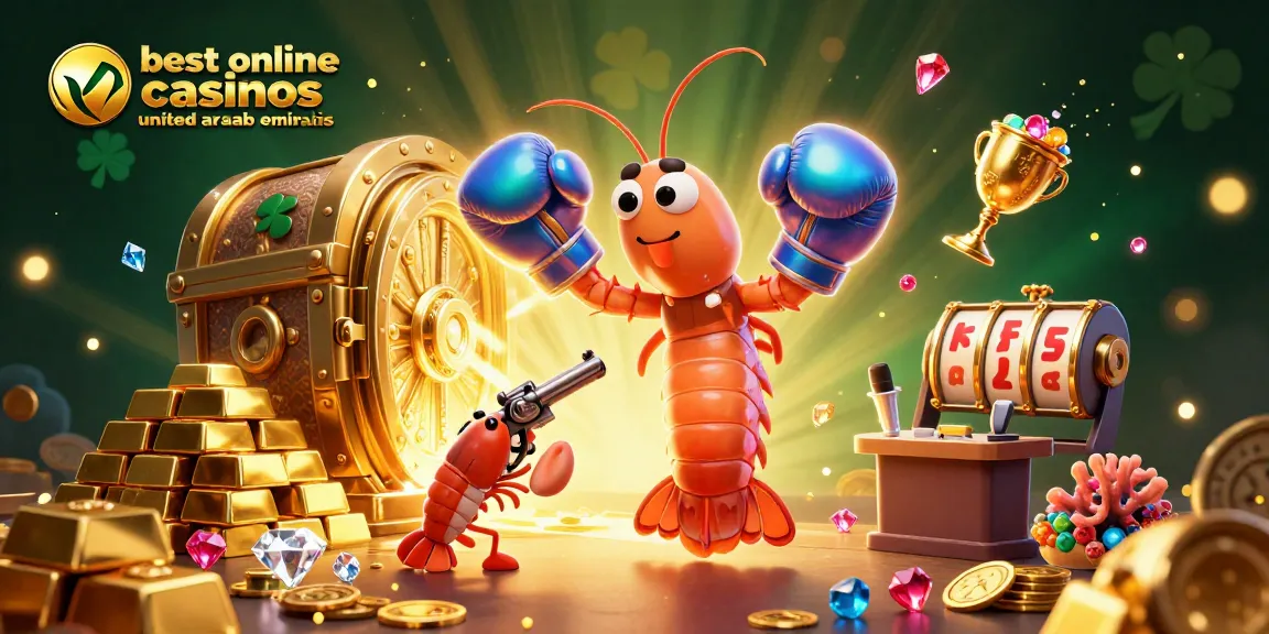 Experience the excitement at the best online casinos united arab emirates with vibrant 3D characters and dynamic casino elements.