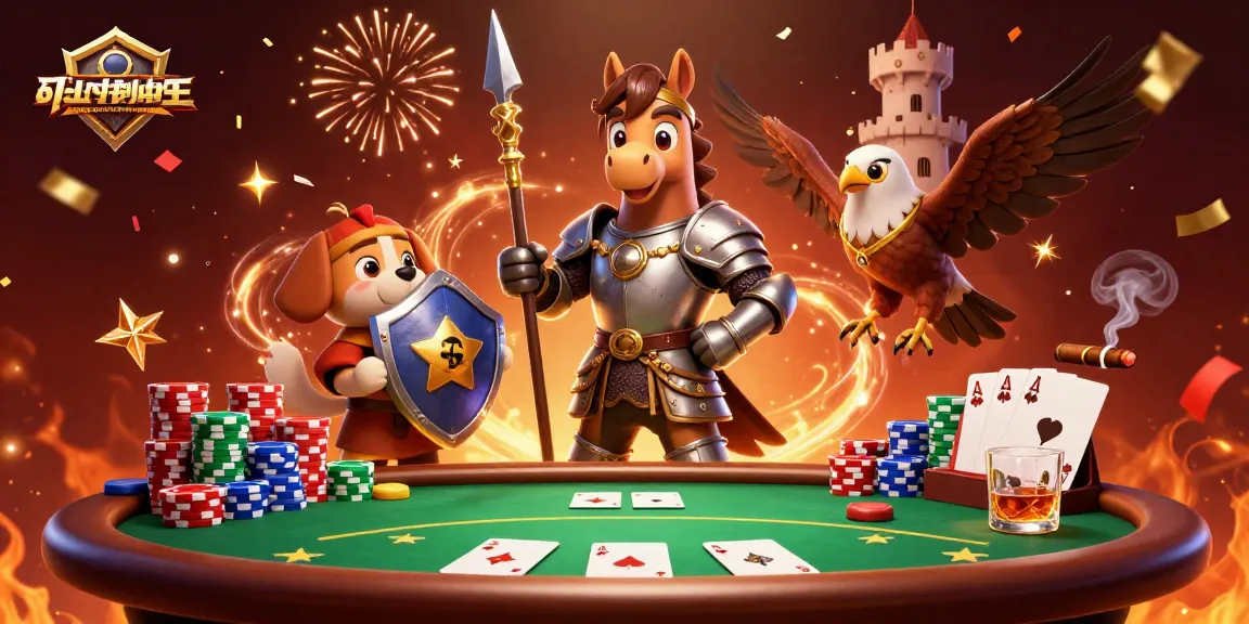 Engage with thrilling action in quyetchientienthuong, featuring dynamic poker gameplay with vibrant characters.