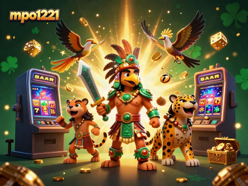 Spin the reels with mpo1221's exciting slot game filled with treasures and winning symbols.