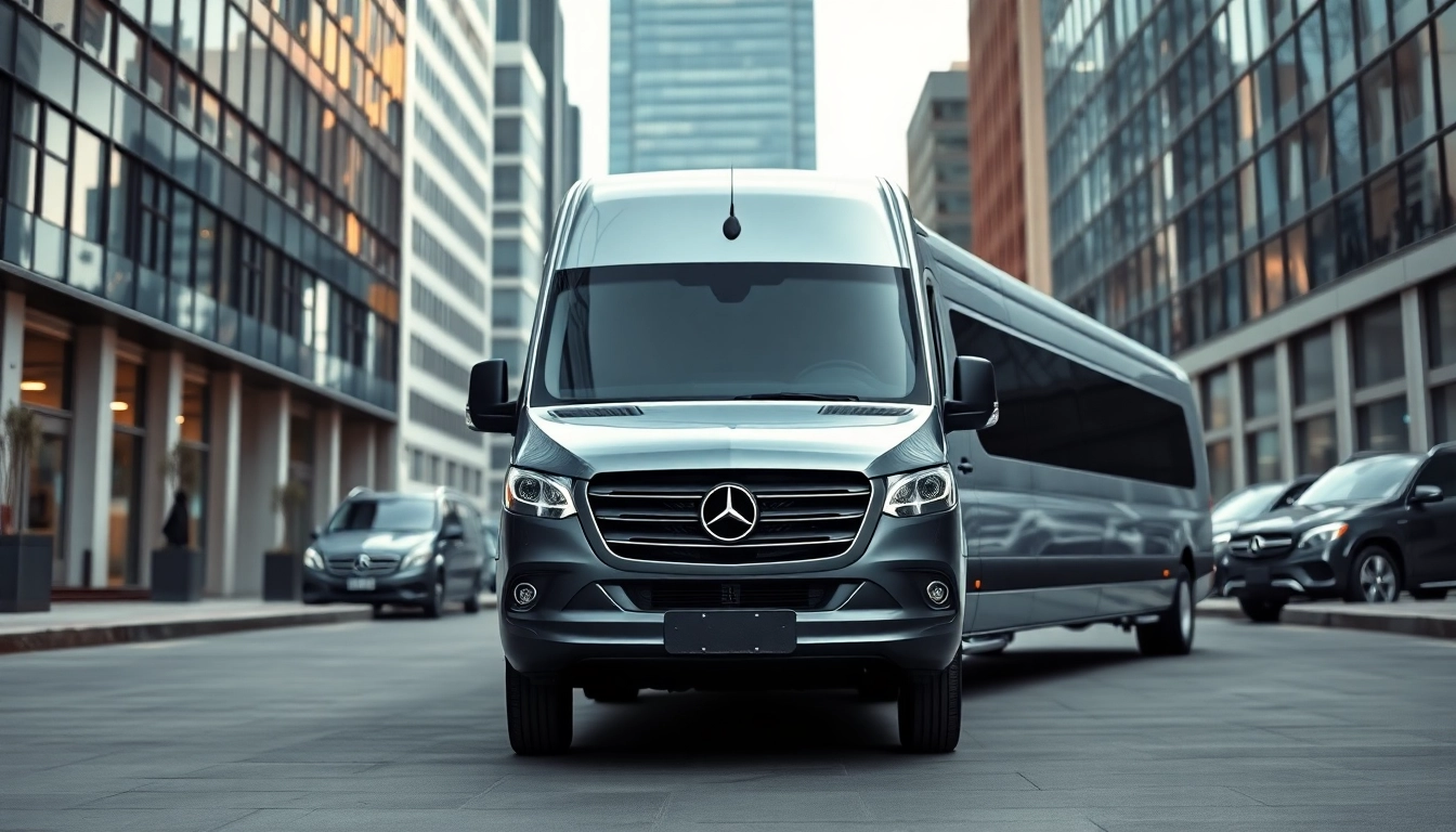 Book a luxurious Mercedes Sprinter limo Rhode Island for your next event.