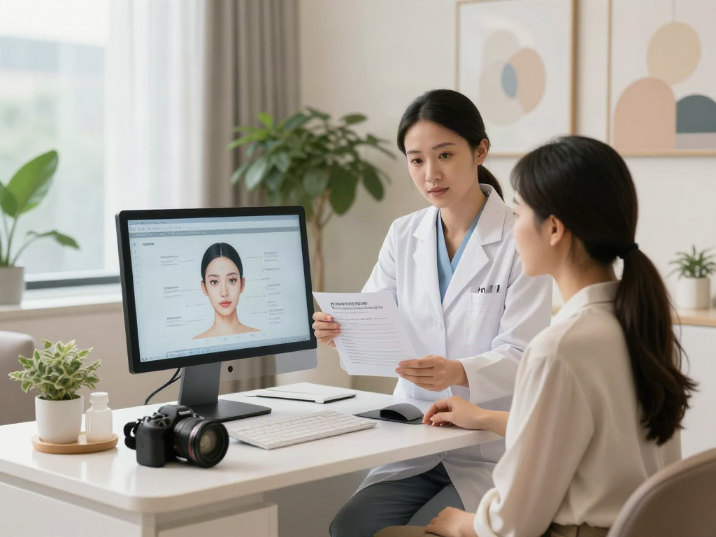 ClinicEvo cheaper than QOVES consultation in a modern aesthetic setting.