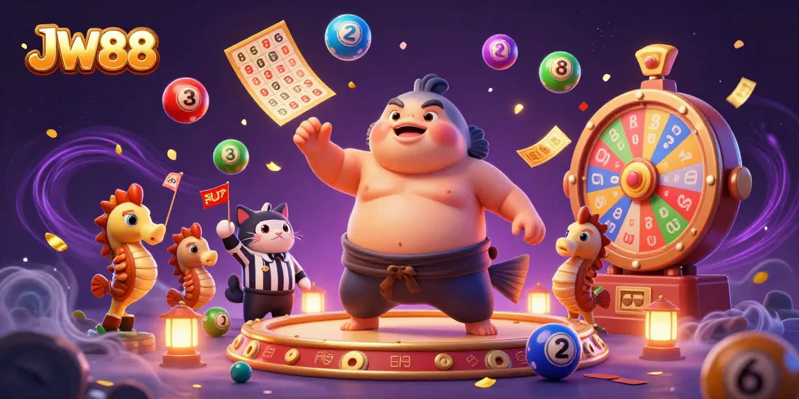 Experience thrilling entertainment at JW88 with vibrant 3D casino action in a dynamic underwater scene.
