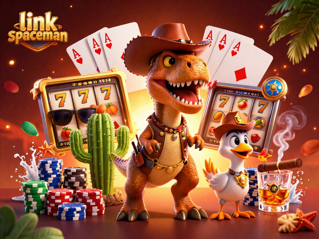 Win big with link spaceman in vibrant slot gaming action featuring unique characters and game elements.