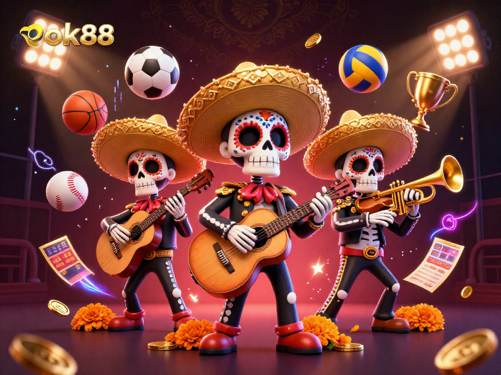 Experience thrilling gameplay at ok88 with a vibrant casino scene featuring dynamic elements.