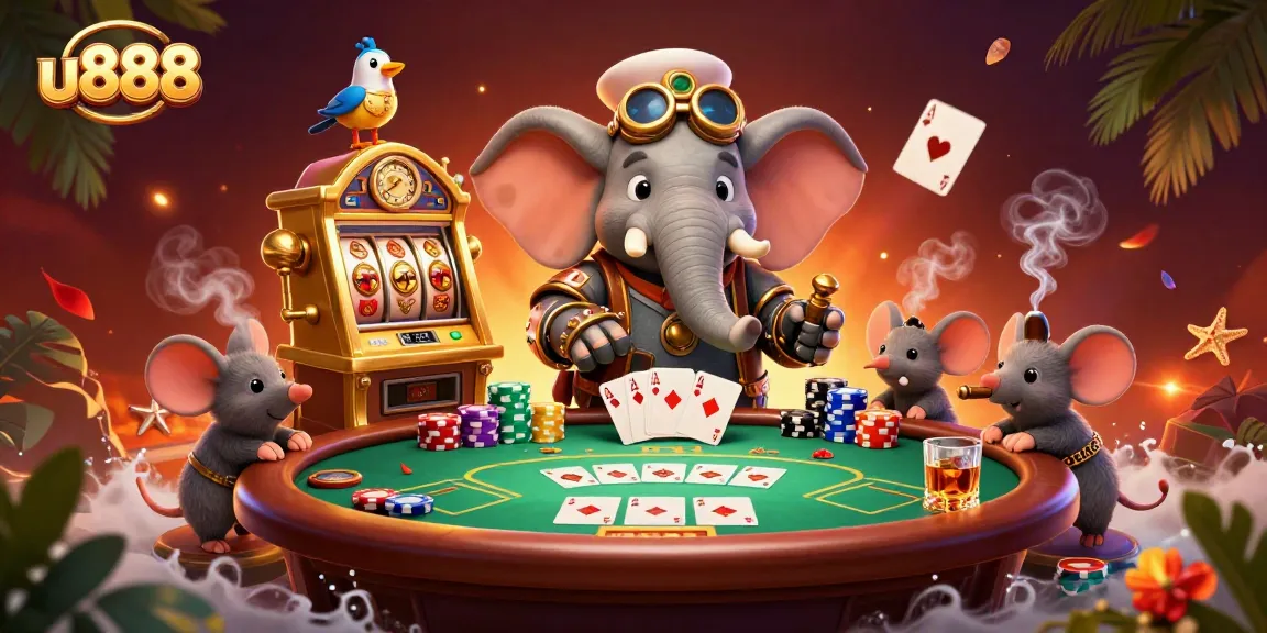 Engage with exciting games on u888 featuring vibrant gambling elements and animated characters.