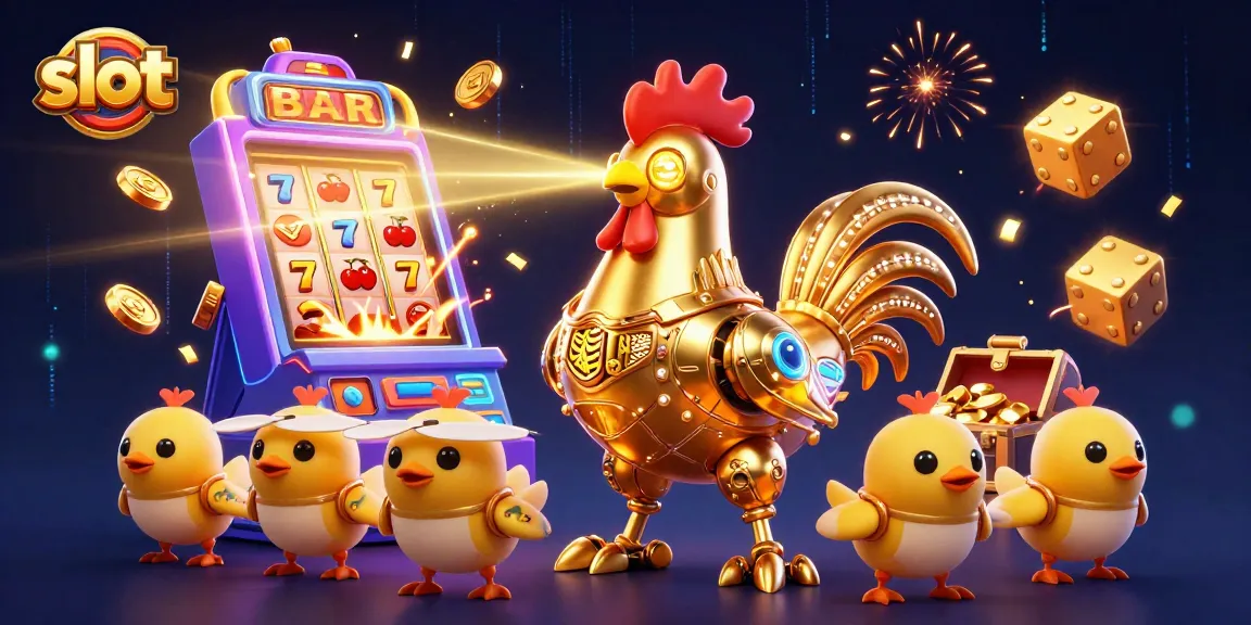 Experience thrilling slot action with a colorful scene showcasing a jackpot explosion and exciting characters.