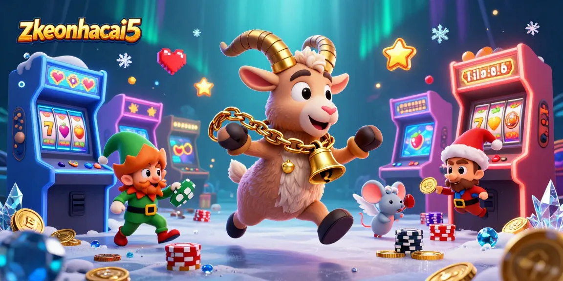 Experience the zkeonhacai5 holiday-horror casino with Krampus, angel mouse, and mischievous gremlins!
