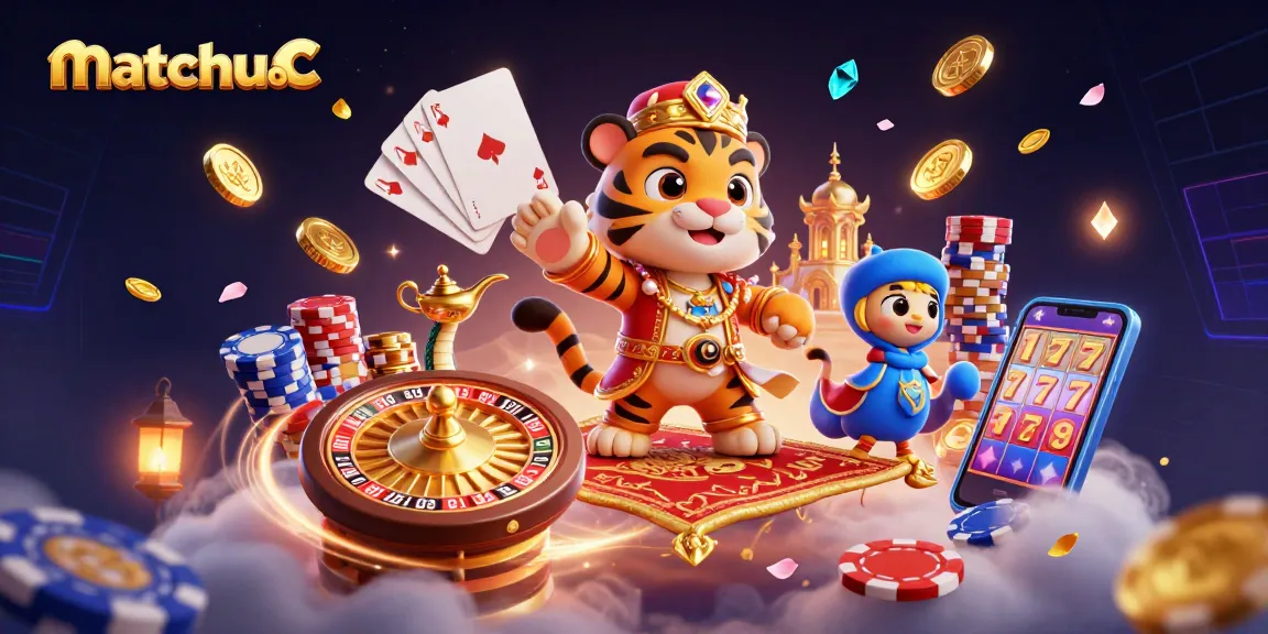 Experience the thrill of matchuoc while enjoying a rich casino scene filled with golden coins and vibrant game elements.