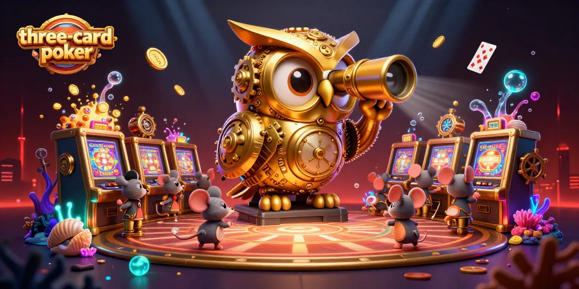 Experience the excitement of three-card-poker with vibrant 3D scenes and dynamic casino action.