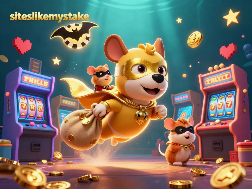 Catch the excitement of gaming with siteslikemystake in this vibrant 3D casino scene!