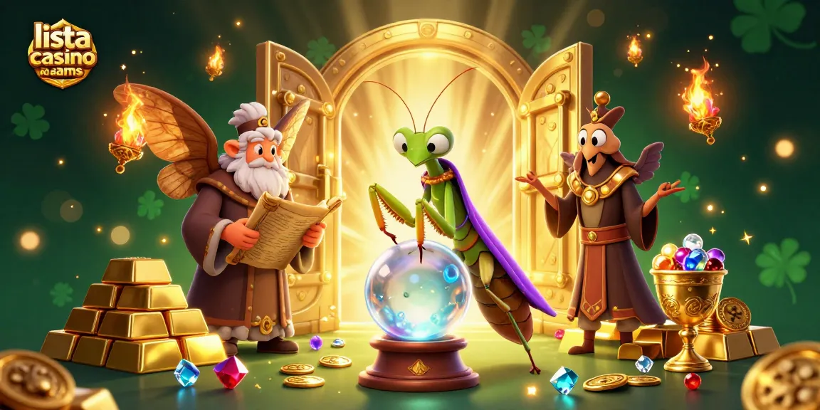 Gioca con la lista casino non aams in un'illustrazione colorata di fortuna e tesori.