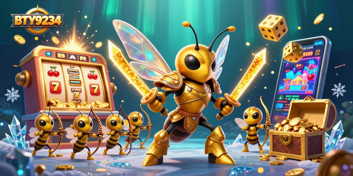 Engage with BTY9234's thrilling slots scene featuring dynamic characters and vibrant casino elements.