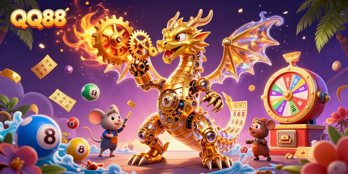 Experience thrilling odds and winning strategies with QQ88 through enchanting 3D illustration.