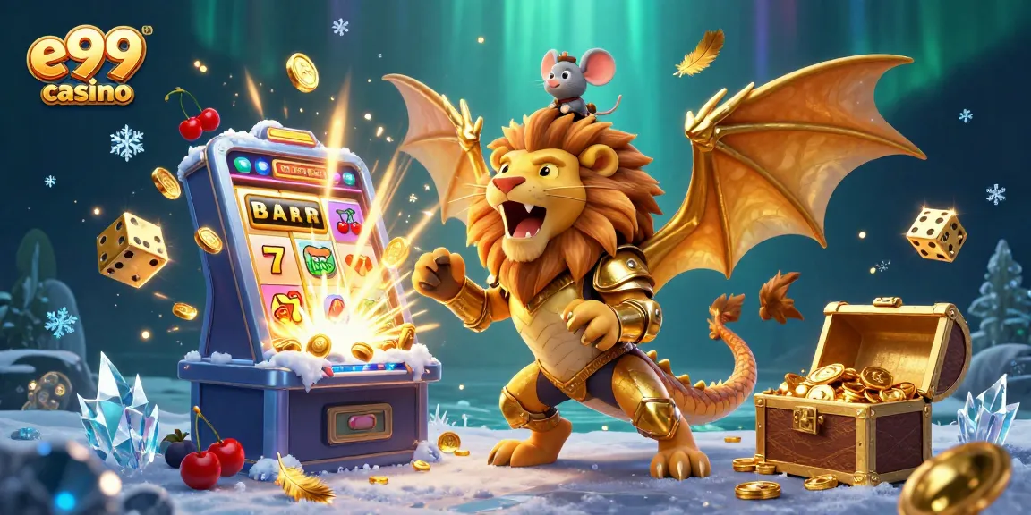 Win big at e99 casino with thrilling jackpots, iconic game symbols, and an exciting casino atmosphere.