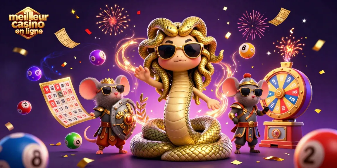 Revivez l'excitation du meilleur casino en ligne avec Medusa et ses amis dans une ambiance festive!