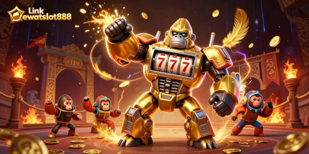 Menangkan jackpot dengan link dewataslot888 dalam permainan slot bergaya futuristik.