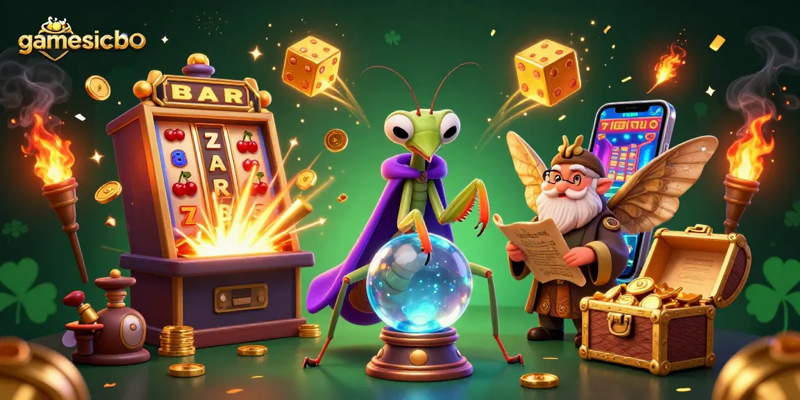 Engage in thrilling Sicbo gameplay with gamesicbo as the 3D mantis fortune teller and moth librarian guide your bets.