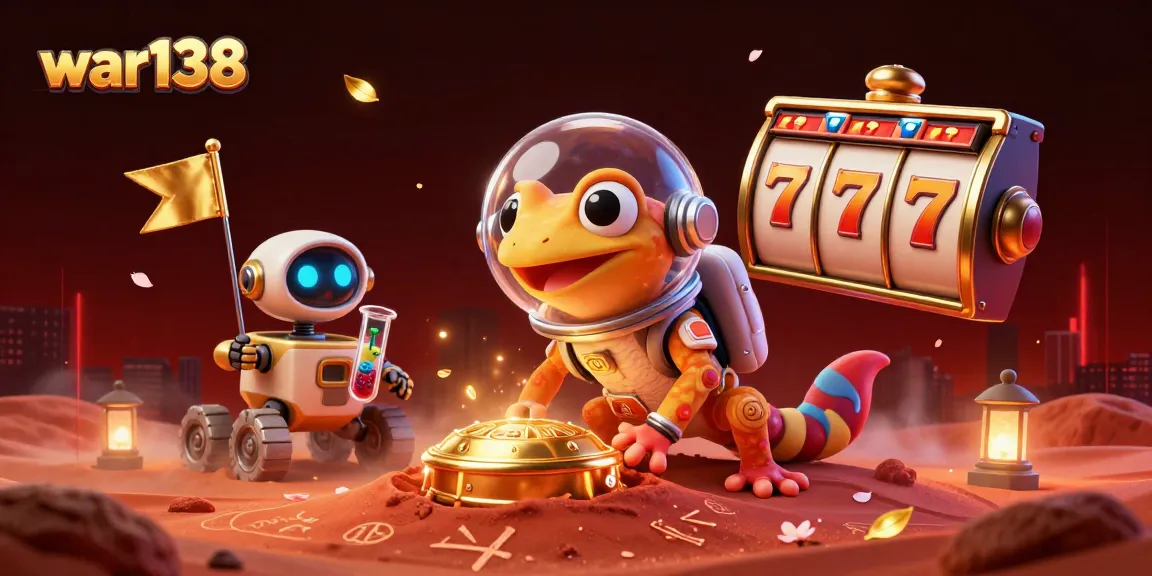Engage with the thrilling atmosphere of war138 as a Martian gecko uncovers a buried casino on Mars.