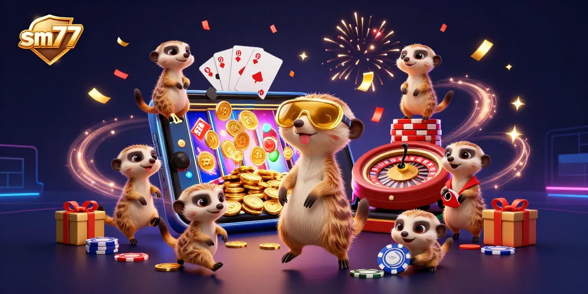 Join the fun at sm77, where meerkats run a thrilling casino with dynamic game elements and exciting prizes.