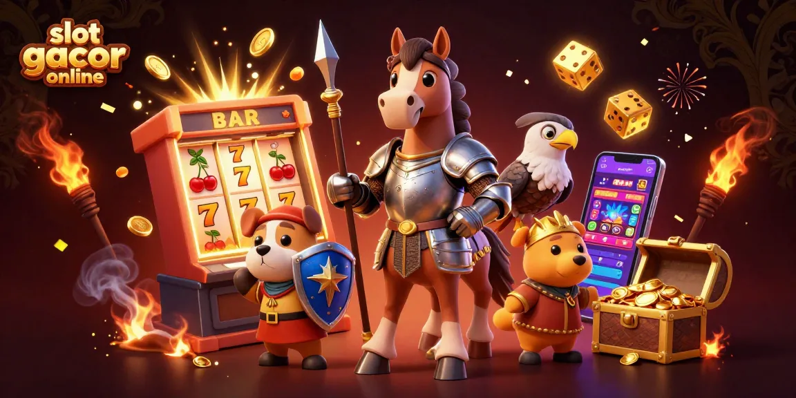 Temukan slot gacor online terbaik dengan jackpot berlimpah dalam ilustrasi 3D ini.