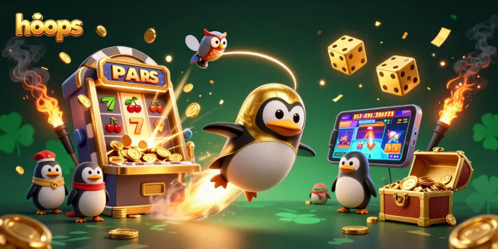 Spin the reels with hoops and experience thrilling jackpots in a vibrant casino world.