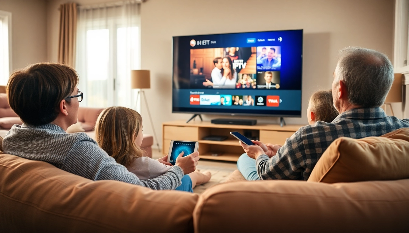 Enjoying quality family time while watching IPTV channels with a buy iptv subscription in US for unparalleled access.
