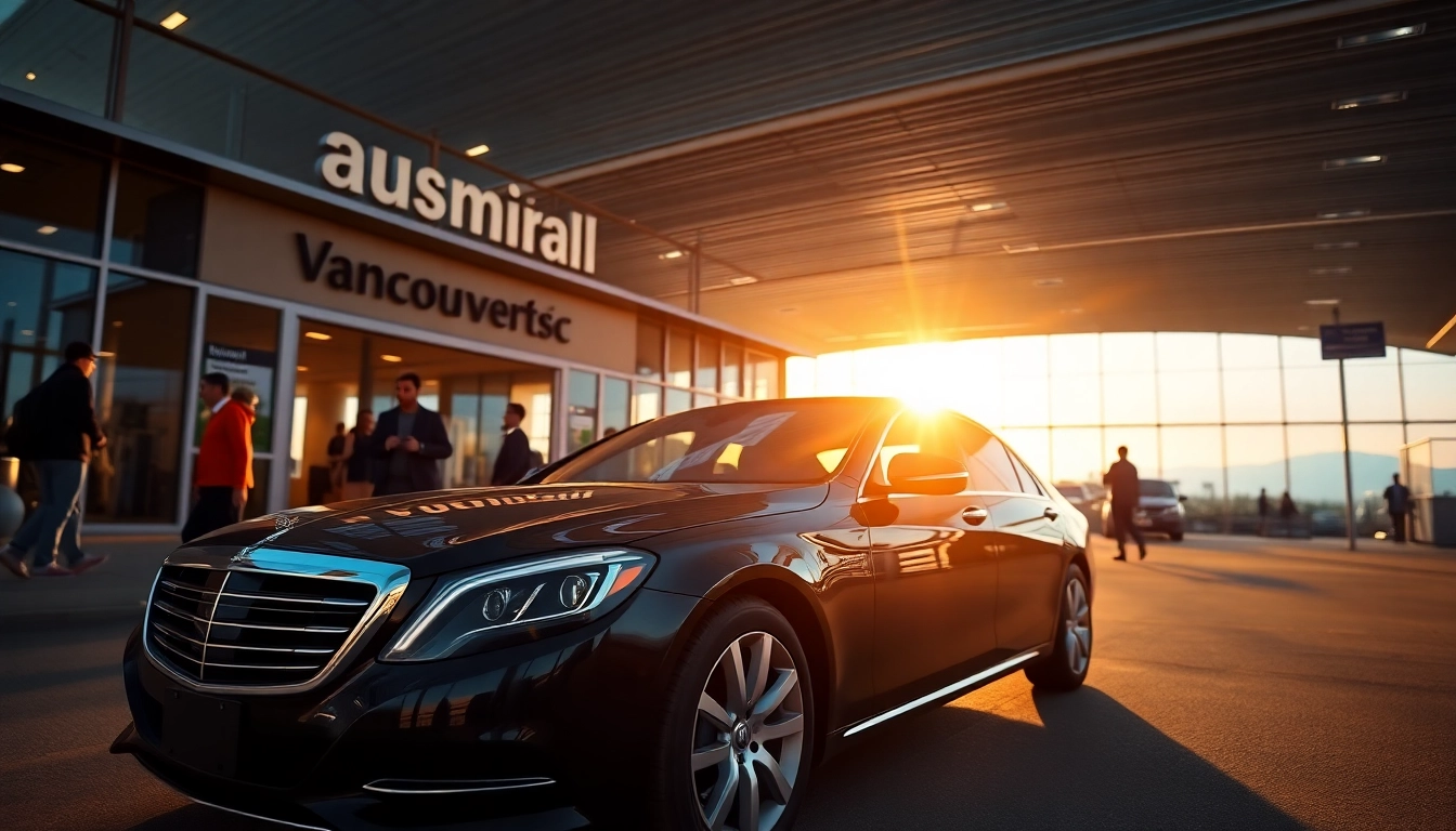 Experience exceptional car service vancouver airport with a luxury vehicle ready at the terminal.