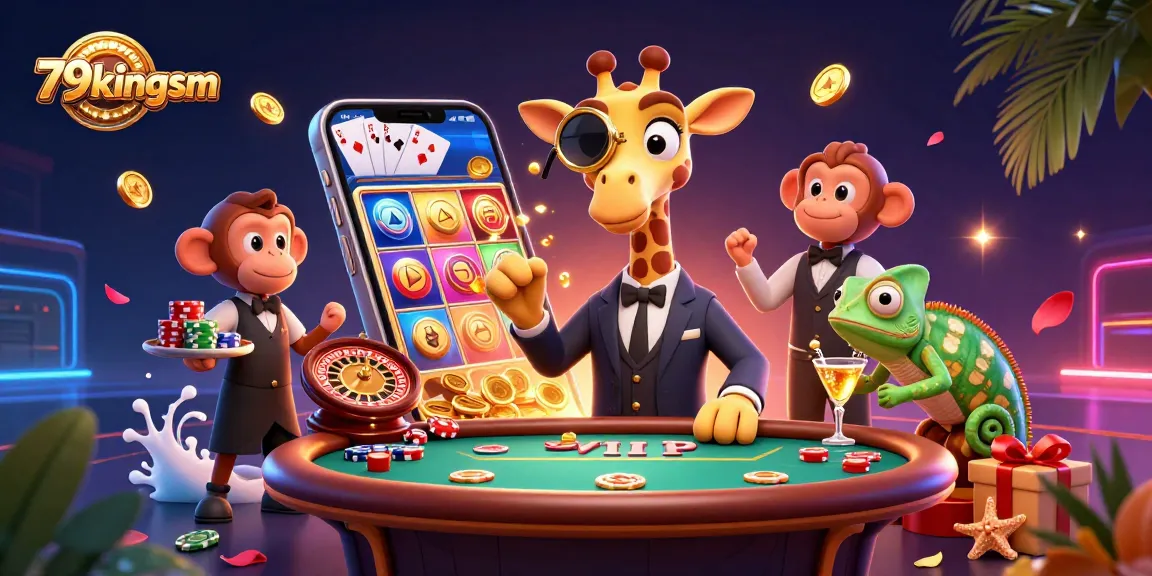 Engage with 79kingsm's vibrant online casino experience featuring high-stakes games and lively characters.