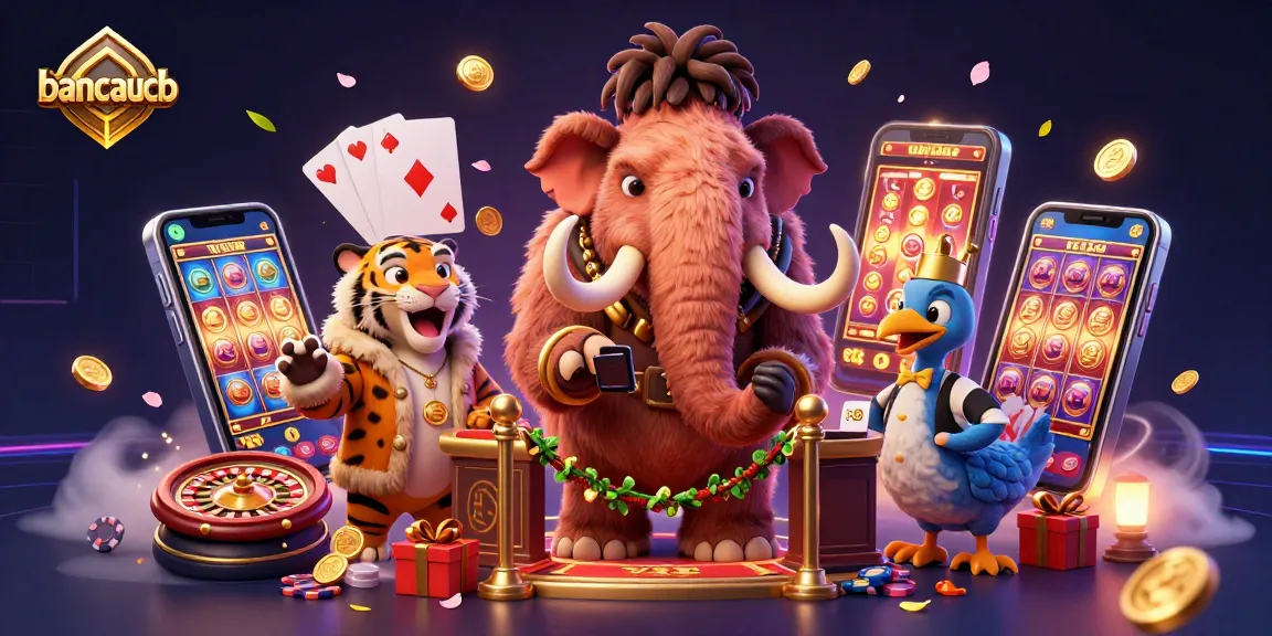 Join the fun at bancaucb with a vibrant 3D scene featuring a unique casino experience.
