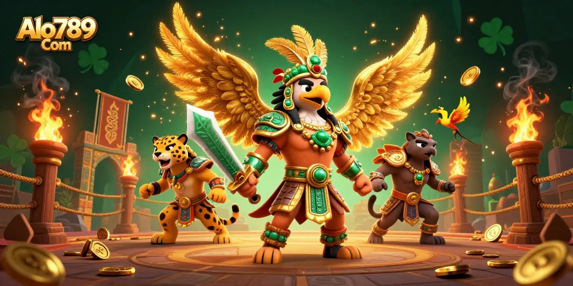Experience the thrill of Alo789 Com with action-packed cockfighting simulations featuring detailed warriors.